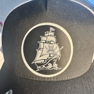 Tampa Bay Buccaneers Black Pirate Ship Baseball Cap